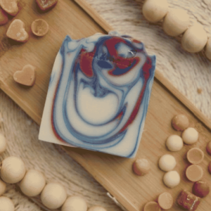 pomegranate blush artisan soap